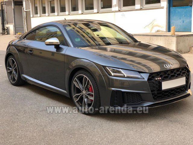 Rental Audi TTS Coupe in Madeira