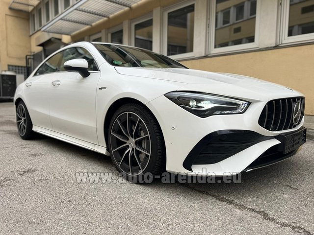 Rental Mercedes-Benz AMG CLA 35 4MATIC Coupe in Portimao
