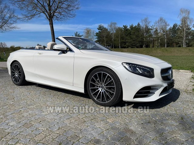 Rental Mercedes-Benz S-Class S 560 Convertible 4Matic AMG equipment in Portugal