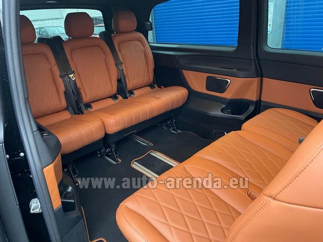 Rental Mercedes-Benz V300d 4Matic EXTRA LONG (1+7 pax) AMG equipment in Lisbon Portela airport