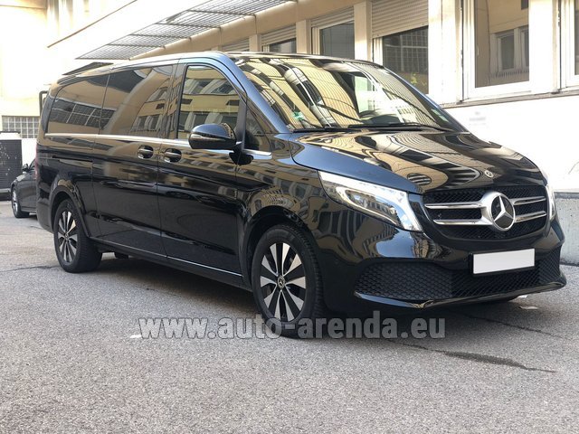 Rental Mercedes-Benz V-Class (Viano) V 300d extra Long (1+7 pax) AMG Line in Lisbon Portela airport