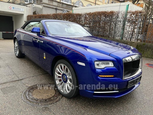 Rental Rolls-Royce Dawn (blue) in Madeira